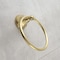 Kingston Brass 6Inch Towel Ring, Brushed Brass BA4814BB - alternate 2